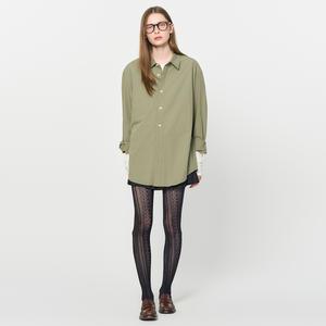 UNISEX 뉴클래식 포플린 셔츠 [OLIVE] / SBD3U03002-WOMAN
