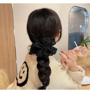 (가나온)펀칭레이스 스크런치 곱창밴드 데일리아이템