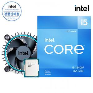 인텔 CPU 코어 i5-12세대 12400F 엘더레이크