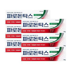파로돈탁스 데일리 후로라이드 치약 100g 6개 잇몸