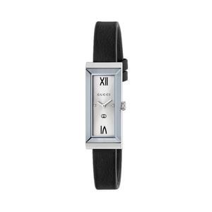 YA127515 G프레임 여성 가죽 쿼츠 다이아 14x34mm