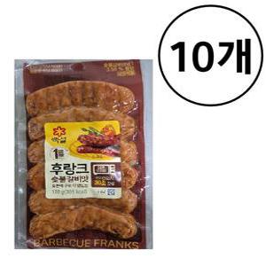 CJ 백설 숯불갈비 후랑크 120g X 10개