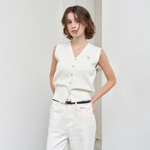WOMAN 에센셜 오픈 베스트 [WHITE] / WBE1L06510