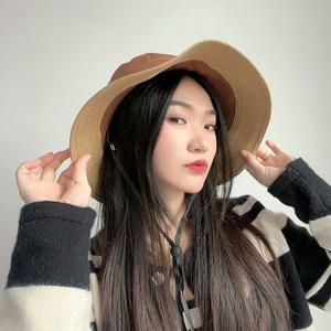 [라일리] Rly 벙거지 챙모자 버킷햇 여성용 사파리모자