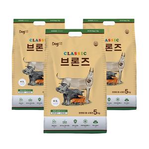 도그랑 클래식 브론즈 5kg x 3포 15kg 전연령 중소형견용 사료