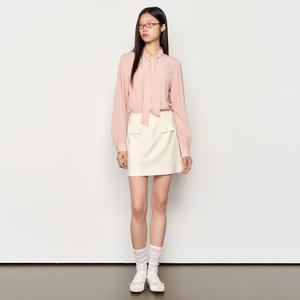 WOMAN 포켓 디테일 미니스커트 [CREAM] / WBE1L13512