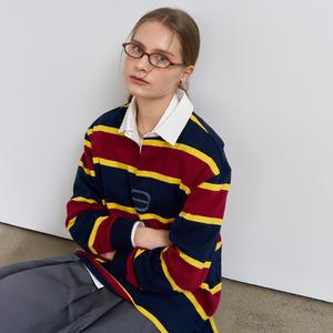 UNISEX 클래식 럭비 티셔츠 [NAVY] / SBE1U01008-WOMAN