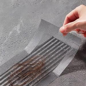 [기타]잘라쓰는 배수구 거름망 테이프 롤형 다용도 싱크대 머리카락 욕실 하수구 R727-O