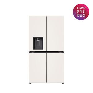 [가전구독/렌탈] LG 디오스 오브제컬렉션 STEM 얼음정수 냉장고 J825MEE042