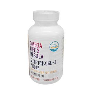 유니시티 오메가3 오메가라이프 3 리졸브 120캡슐