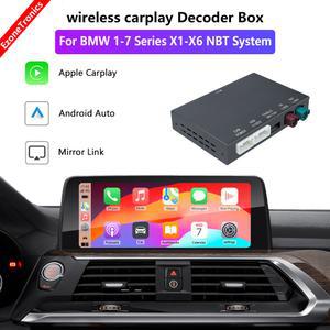 안드로이드 오토 동글 EzoneTronics 무선 CarPlay 자동 개조 키트 디코더 박스 BMW NBT 시스템 F30 F10 F20 F21 F22 F07 F18 F15 F16