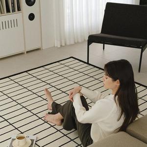 [한빛카페트]브릭 타일 루프 사이잘룩 러그 사계절 거실 카페트 160x230cm