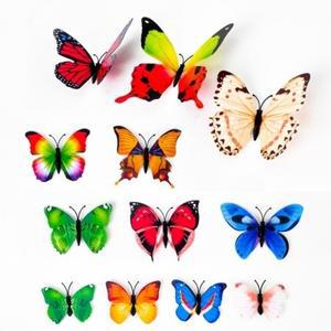 DIY나비데코세트(12개입)컬러혼합믹스 파티용품 장식
