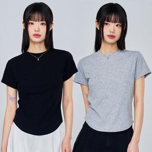 에센셜 골지 반팔티 3color