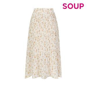 [SOUP] 플로럴 플리츠 스커트(SY5SR30)
