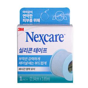 3M 넥스케어 실리콘 테이프 1인치 1롤 드레싱 고정