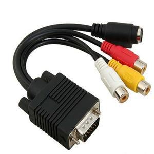 VGA S 터미널 케이블 +3RCA VGA AV 케이블 VGA VGA 케이블VGA 점