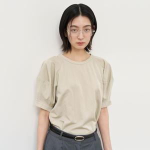 WOMAN 맥시 벌룬 슬리브 블라우스 [BEIGE] / WBE2L03517
