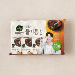 [CJ] 비비고 직화 들기름김 (20봉) (4.5g*20)