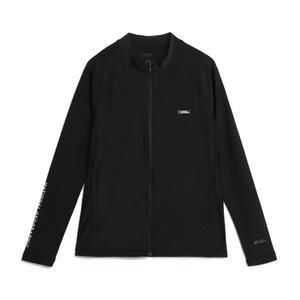 [공식] 내셔널지오그래픽 N242MRG700 남성 집업 래쉬가드 CARBON BLACK