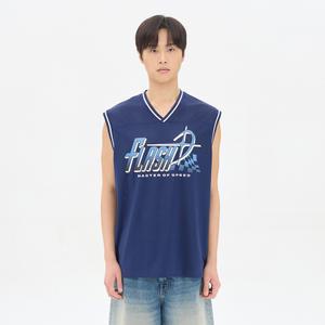 탑텐 남성 메쉬 브이넥 탱크MSF2TL1005