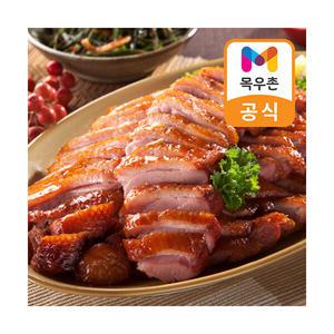 냉면家 목우촌 허브갈릭 훈제오리 슬라이스 210g x 4팩 + 소스 2봉