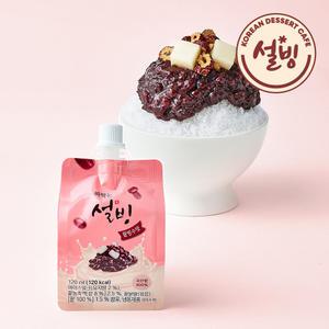 짜먹는 설빙 팥빙수맛 120mlx24개입