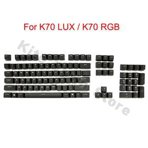 커세어 K70 LUX RGB K95 기계식 키보드용 ABS 키캡 블랙 신