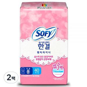쏘피 한결 팬티라이너 무향 롱