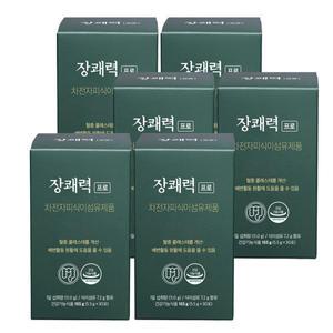 장쾌력 프로 5.5g x 30포 x 6개 차전자피 식이섬유 유산균