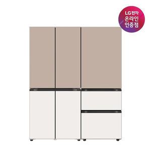 [가전구독/렌탈]LG 디오스 오브제컬렉션 냉장고 Fit & Max+김치냉장고  M626GCB022S+Z334GCB122S