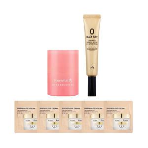 수려한 볼륨업 립세린 레드 15ml + 블랙루비 콜라겐 아이크림 30ml + 맨얼굴 샘플 5매