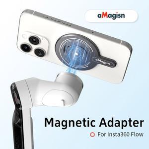 AMagisn Insta360 플로우 마그네틱 어댑터 MagSafe 액션 카메라 액세서리