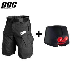 자전거패드바지 자전거속바지 이너웨어 빕숏 LairschDan POC 사이클링 반바지 남성용 MTB 자전거 숏 멀티