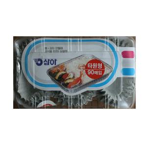 삼아 베이킹컵 타원형 50mm(90매입)X1개 파이/쿠키/베이킹컵타원형/빵굽기