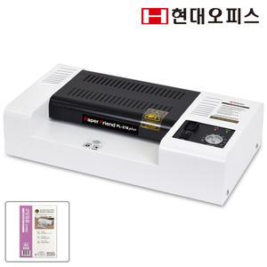 [현대오피스] A4 코팅기 PL-218 PLUS+A4코팅지 50매 무열코팅 온도조절 환풍구장착