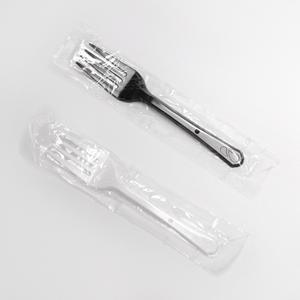 (BW) 일회용 개별포장 위생 포크 화이트 블랙 1박스 2000개