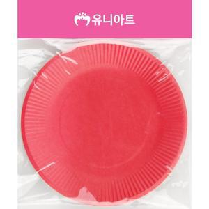 [유니아트]2000 칼라종이접시 12색상