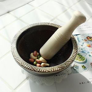 여주 도자기 절구세트 미니소 깨갈이 마늘빻기 이유식
