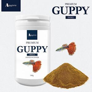 아쿠아테라 프리미엄 고단백 구피 치어사료 160g(300ml)