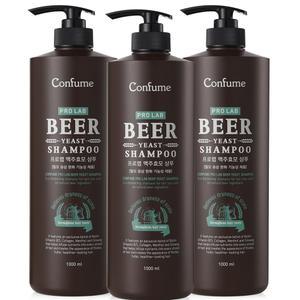 [컨퓸]프로랩 맥주효모샴푸 탈모 두피 대용량 샴푸 1000ml x 3개