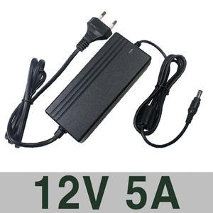 12V 5A 전원선일체형 어댑터,아답터,직류전원장치,SMPS,12V 5000MA