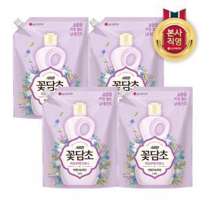 샤프란 꽃담초 라벤더 리필 1.6L 4개