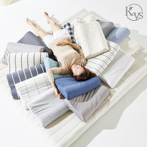 고밀도 천연라텍스 대형 굴곡 경추 베개