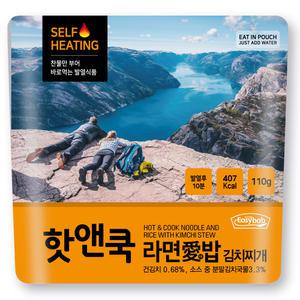 핫앤쿡 라면애밥 (김치찌개) 110g / 전투식량 / 비상식량