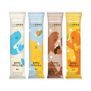 매일유업 상하목장 얼려먹는 아이스크림&주스 85ml X 18개 / 밀크 / 망고 / 초코 / 귤&배