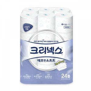 유한킴벌리 데코 소프트 무향 3겹 (24롤X30M)