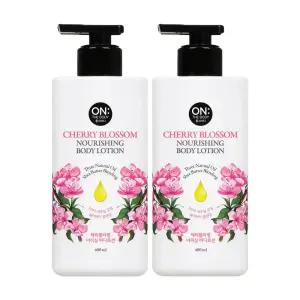 온더바디 체리블라썸 바디로션 체리 400ml, 2개