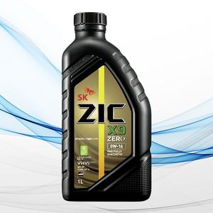ZIC X9 제로 0W-16 초 저점도 프리미엄 합성 엔진오일 (하이브리드/가솔린)