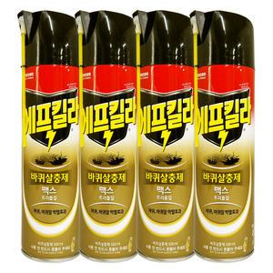 에프킬라 맥스 트리플킬 500ml 4개 바퀴벌레 스프레이 에어졸